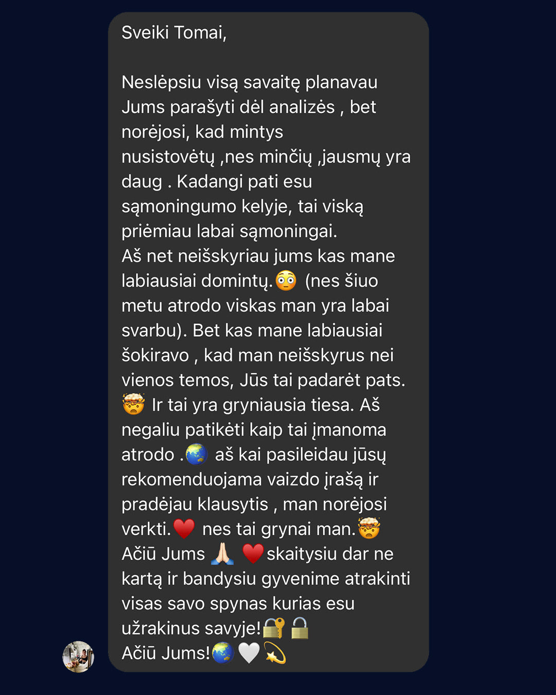 INDIVIDUALI CHARAKTERIO ANALIZĖ