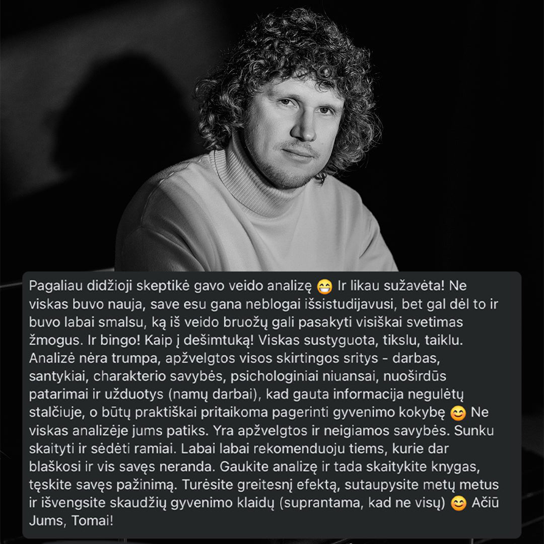 INDIVIDUALI CHARAKTERIO ANALIZĖ