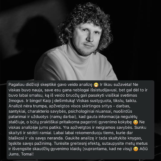 INDIVIDUALI CHARAKTERIO ANALIZĖ